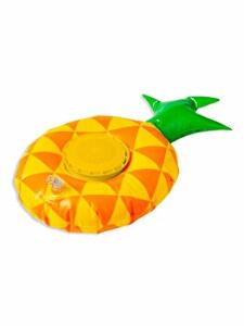 Boxa audio piscina Celly POOLPINEAPPLE, 3 W, autonomie 4h, suport gonflabil - Ananas, Galben