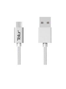 Cablu Tellur TLL155131, 1 m, USB - Micro USB, universal, Alb