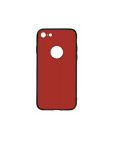 Carcasa pentru iPhone 8 Tellur TLL121364, Glass DUO, rezistenta la socuri si zgarieturi, poliuretan, Rosu