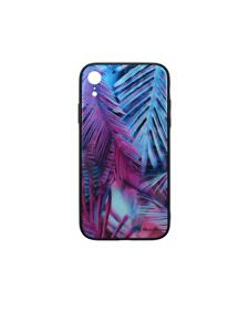 Carcasa pentru Iphone XR Tellur TLL121425, Palm, rezistenta la socuri si zgarieturi, Glass print, Multicolor