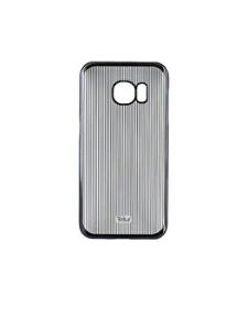 Carcasa pentru Samsung Galaxy S7 Tellur TLL113831, decupaje exacte, linii verticale Negre, plastic rezistent, Negru