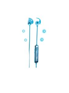 Casca sport Tellur TLL511011, cu fir, Bluetooth, HD voice, Albastru