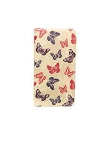 Husa pentru Huawei P8 Tellur TLL111711, fluture, flip cover, piele ecologica + poliester, Multicolor
