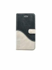 Husa pentru pentru Iphone 7 Plus Tellur TLL119573, rezistenta la socuri, flip cover, piele naturala + material polimeric sintetic, Negru