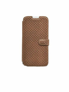 Husa pentru Samsung Galaxy S6 Tellur TLL119213, rezistenta la socuri, flip cover, piele, Maro