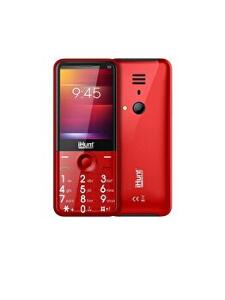 Telefon mobil iHunt i3 3G, 2.8-inch Display, DualSIM, 3G, Radio FM, bluetooth, Lanterna, Baterie 1450mAh, Camera, Rosu