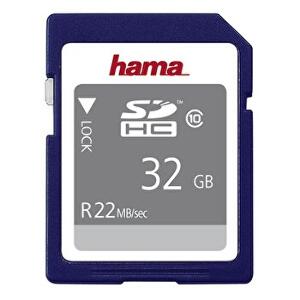 Card Memorie SDHC Hama, 104368, 32 GB, albastru