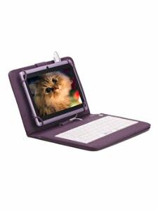 Husa Tableta MRG 0016, 9 inch, tastatura Micro-USB, prindere 4 cleme, Mov