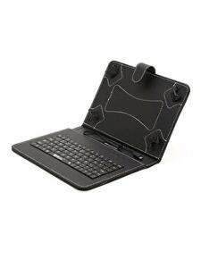 Husa Tableta MRG 0100Zp8n, 10 inch, tastatura Micro-USB, prindere 4 cleme, Negru