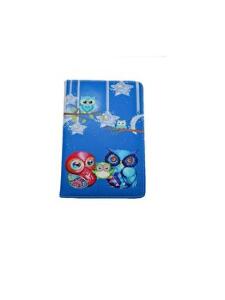 Husa Tableta MRG 0435, 7 inch, prindere 4 cleme, piele ecologica, Albastru