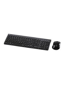 Kit Tastatura + Mouse Hama Trento, wireless, taste plate, RO, Negru