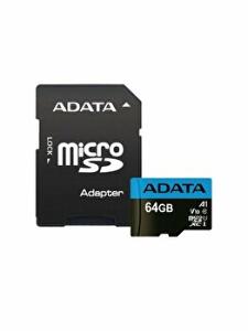 Card de memorie ADATA Premier, 64 GB, MicroSDXC, UHS-I, Class 10 +, Adaptor microSD, Negru