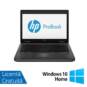 Laptop HP ProBook 6470B, Intel Core i3-3110M 2.40GHz, 4GB DDR3, 320GB SATA, 14 Inch, Fara Webcam + Windows 10 Home