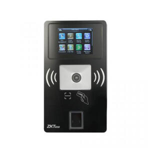 Controler de acces biometric IP ZKTeco ACO-BR1200S-FB-1, ecran 2.8 inch, amprenta, card EM, cod de bare