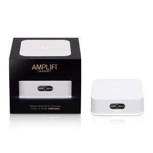 Router wireless Ubiquiti AmpliFi Instant AFi-INS-R, 300 Mbps/867 Mbps, 2.4 / 5 GHz, 2 porturi, ecran tactil