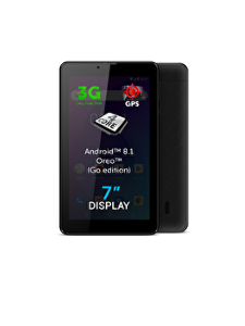 Tableta Allview AX503, Procesor Quad-Core, 1.3 GHz, touchscreen 7 inch, 1 GB RAM, 8 GB, 2 MP, Wi-Fi, 3 G, Android, Negru