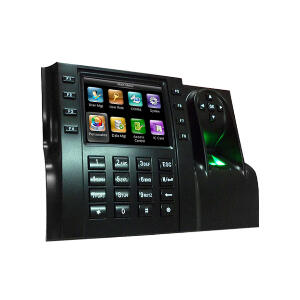 Controler de acces biometric IP ZKTeco TA-ICLOCK-560ZMM-12, ecran 3.5 inch, parola, 8.000 amprente, 10.000 carduri, 100.000 evenimente, PoE