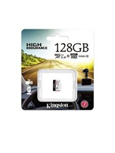 Card de memorie Kingston MicroSDXC Endurance, 128 GB, Clasa 10, UHS-I, Alb