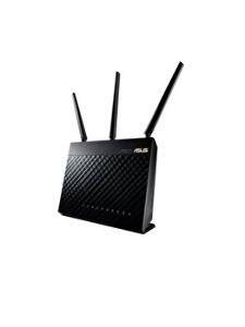 Router Wireless ASUS RT-AC68U, 600 + 1300 Mbps, 3G/4G, USB 3.0, 3x Antene detasabile, Negru