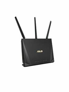 Router Wireless Gaming ASUS RT-AC85P, Gigabit, Dual Band, 2400 Mbps, 3 Antene externe, 1 Antena Interna, Negru