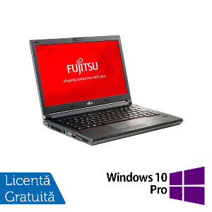 Laptop Fujitsu Lifebook E746, Intel Core i5-6200U 2.20GHz, 8GB DDR4, 240GB SSD, Fara Webcam, 14 Inch + Windows 10 Pro