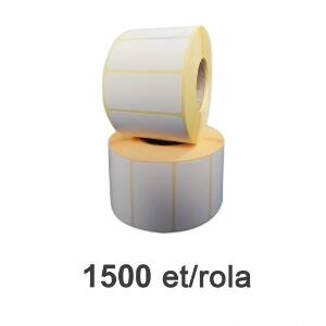 Role etichete semilucioase ZINTA 50x25mm 1500 et./rola
