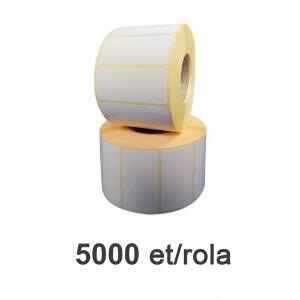 Role etichete semilucioase ZINTA 50x25mm 5000 et./rola