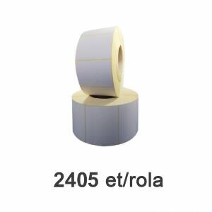 Role etichete semilucioase ZINTA 80x60mm 2405 et./rola 
