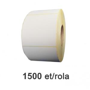 Role etichete semilucioase ZINTA 100x100mm 1500 et./rola