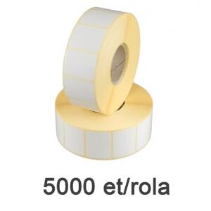 Role etichete termice ZINTA 33x30mm 5000 et./rola