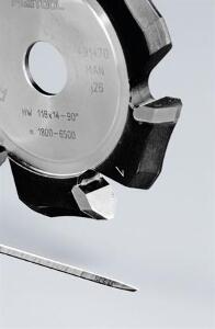Festool Freză de canelat in forma de V HW 118x18-135°/Alu