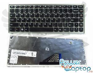 Tastatura Lenovo 25204950 Rama Argintie