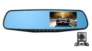 Camera Auto iUni Dash B900H Oglinda, Dual Cam, Full HD, Night Vision, Foto, Playback, Senzor G