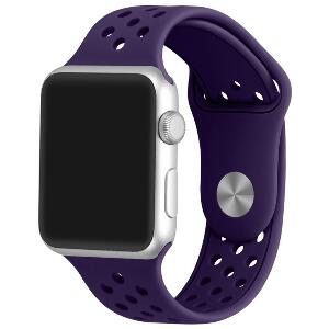 Curea pentru Apple Watch 42 mm Silicon Sport iUni Purple