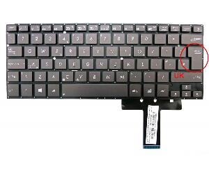 Tastatura Asus Zenbook UX31LA layout UK fara rama enter mare maro champagne