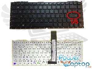 Tastatura Asus U43F layout US fara rama enter mic