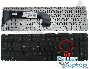 Tastatura HP Envy M6 1000 layout UK fara rama enter mare