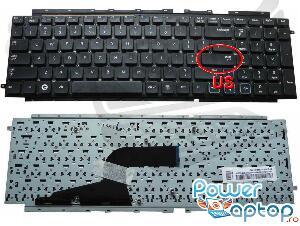 Tastatura Samsung NP RC710 layout US fara rama enter mic