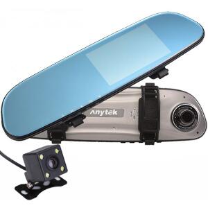 Camera Auto Oglinda iUni Dash 77G, Dual Cam, Touchscreen, Full HD, Night Vision, 170 grade,