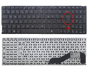 Tastatura Asus X540LJ layout UK fara rama enter mare
