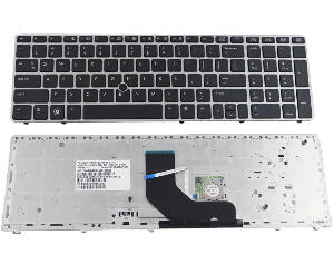 Tastatura HP V118878CS2 US rama argintie