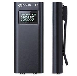 Mini Reportofon Profesional iUni SpyMic REP05, Memorie 8GB, MP3 Player