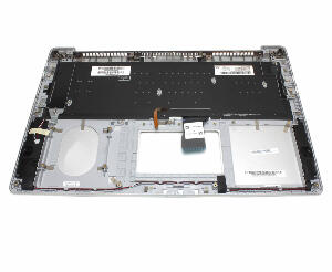 Tastatura Asus 0K200 00250000 argintie cu Palmrest argintiu iluminata backlit