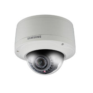 Camera supraveghere Dome IP Samsung SNV-7080R, 3 MP, IR 25 m, 3 - 8.5 mm