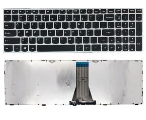 Tastatura Lenovo 25214728 Rama Argintie