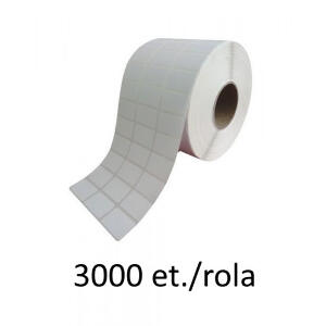 Role etichete semilucioase ZINTA 33x30mm 3000 et./rola