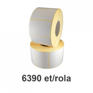 Role etichete semilucioase ZINTA 40x21mm 6390 et./rola