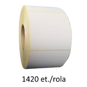Role etichete semilucioase ZINTA 50x26 mm 1420 et./rola