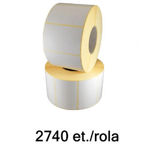 Role etichete semilucioase ZINTA 58x52mm 2740 et./rola