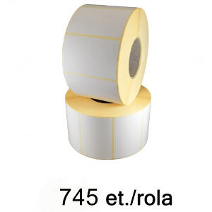 Role etichete semilucioase ZINTA 58x52mm 745 et./rola